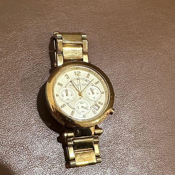 Michael Kors Accessories - Michael Kors Gold Chronograph Watch